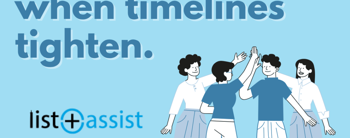 the team you want when timelines tighten list+assist